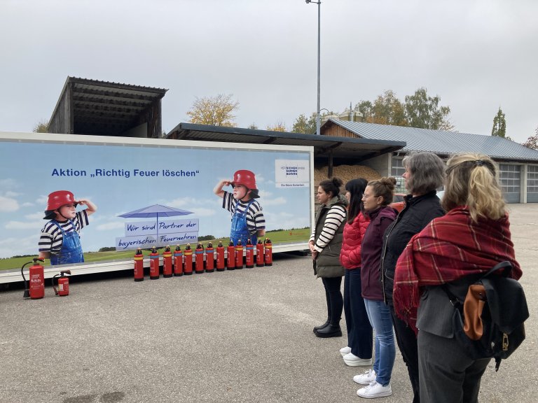 Aktion Richtig Feuer löschen