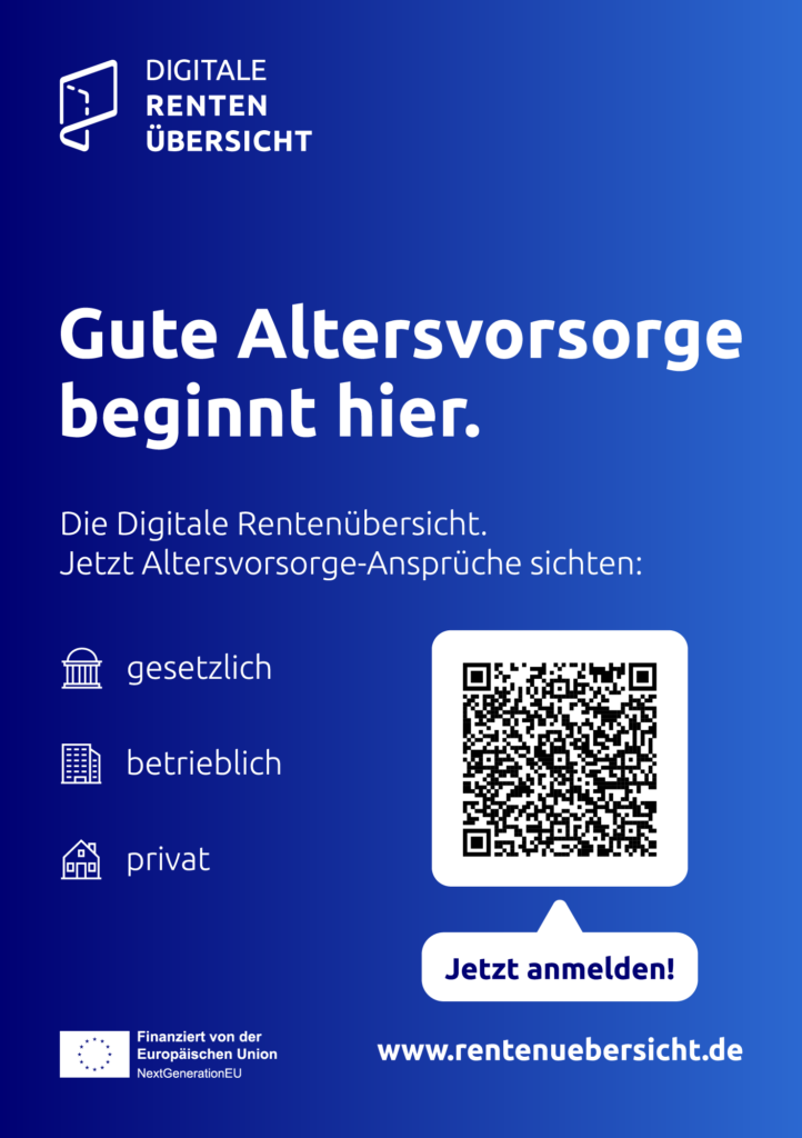 Gute Altersvorsorge beginnt hier